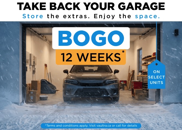 Vaultra Storage Hamilton Promotion